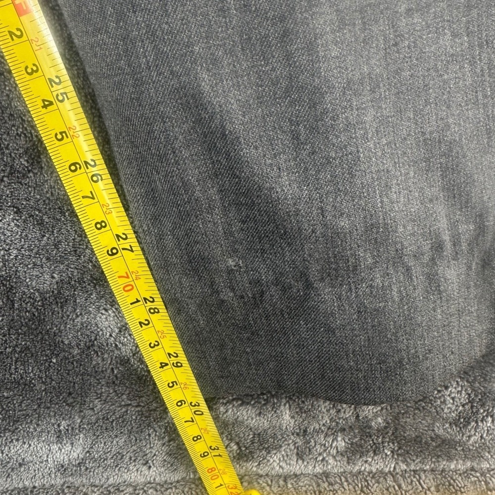 Banana Republic Mens Grey 100% Wool Dress Pants Flat Front Straight Leg 35x32 - Picture 7 of 8